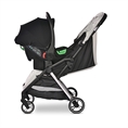 Baby Stroller LORET 2in1 Grey Jasper with car seat SPIRIT Black Jasper